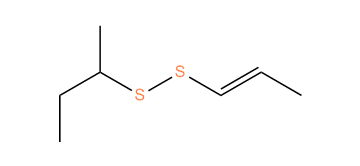 sec-Butyl (E)-1-propenyl disulfide